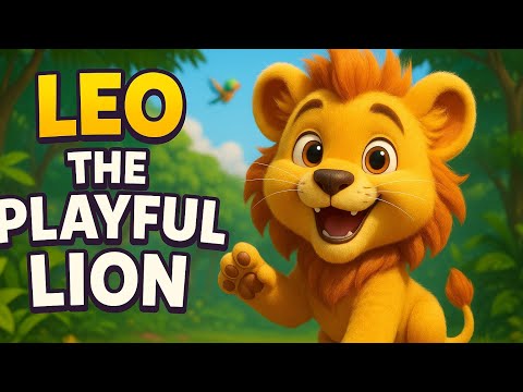 Leo the Brave Lion Cub | Cute Jungle Nursery Rhyme for Kids | Animal ...